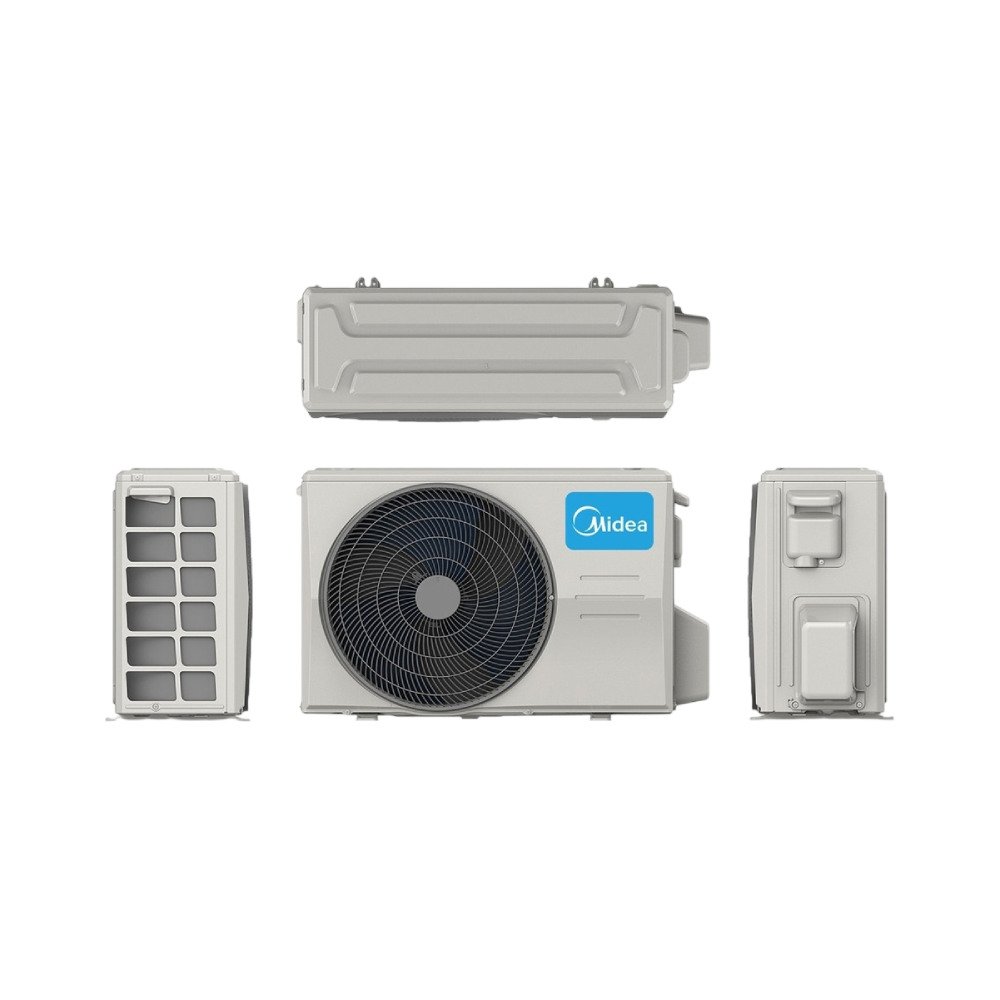 Midea MFA2U-17HRFNX(GA)/MOX330U-18HFN8-Q(GA) Конзолен тип на клима уред Breezeless СО ДВОЕН ГРЕАЧ НА КУЌИШТЕ И НА КОМПРЕСОР